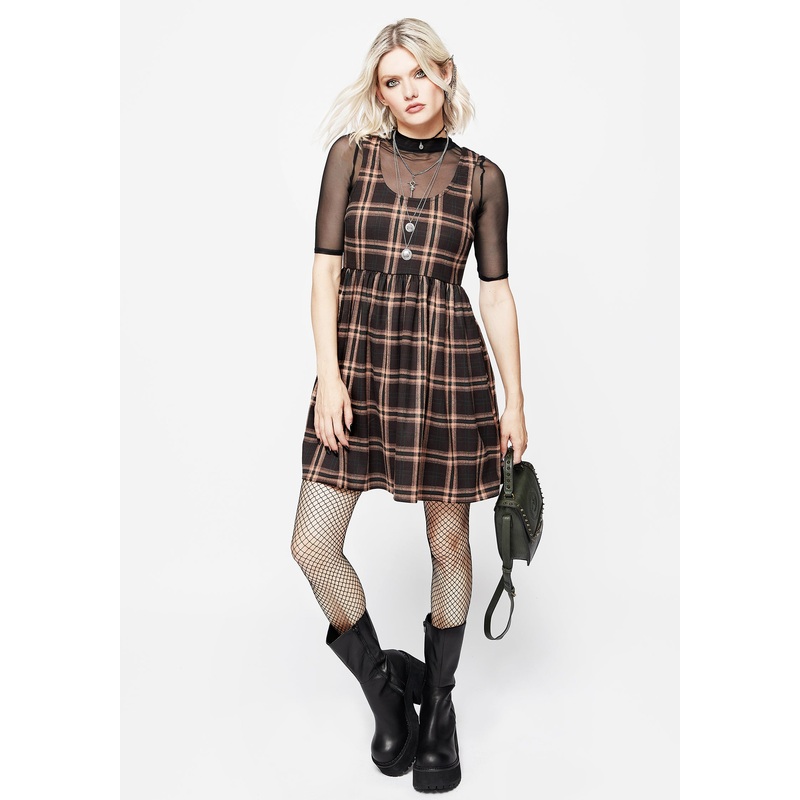 Ambrose Check Mini Dress