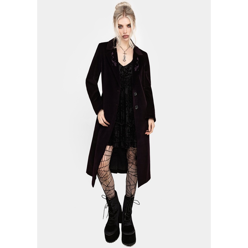Dianne Embroidered Duster Coat