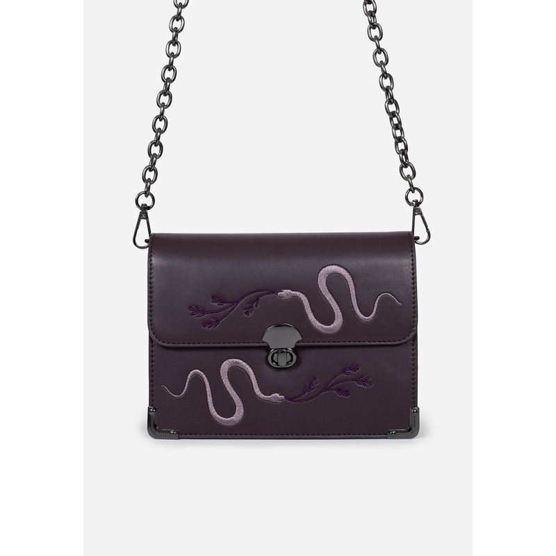 Dominion Embroidered Shoulder Bag