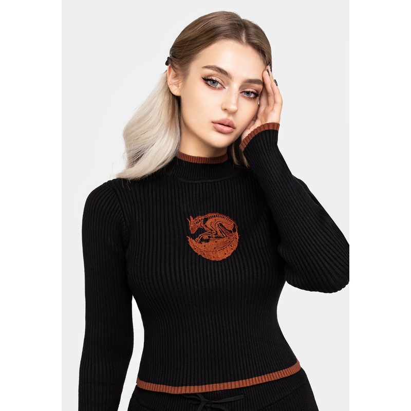 Foxfire Embroidered Knit Jumper