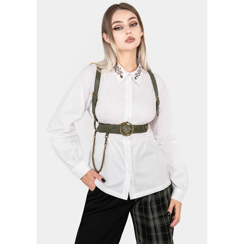 Kaliya Snake Chain Harness – Green