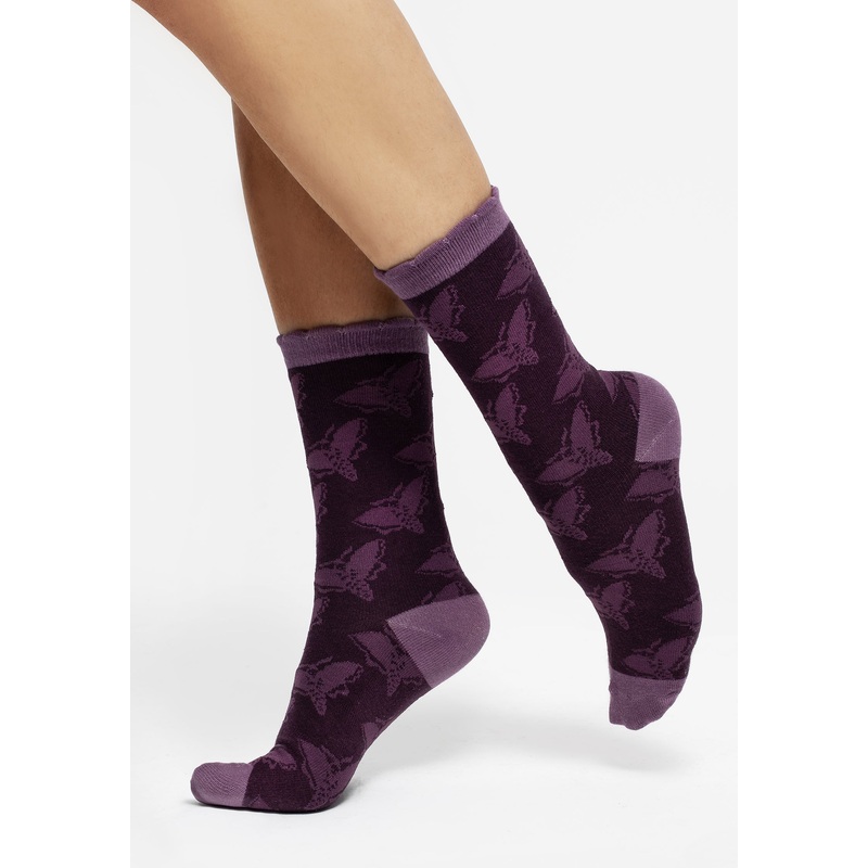Mortmoth Jacquard Knit Socks