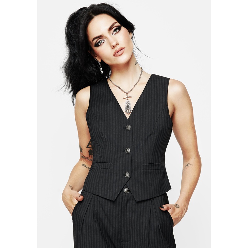 Nevermore Pinstripe Tailored Waistcoat