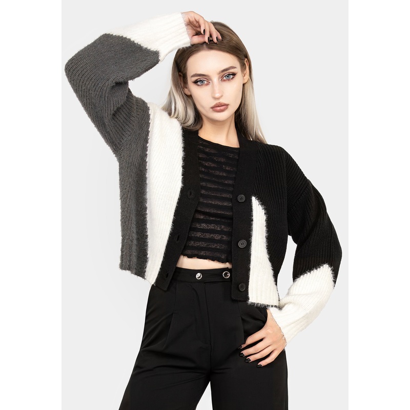 Parallax Stripe Knit Cardigan
