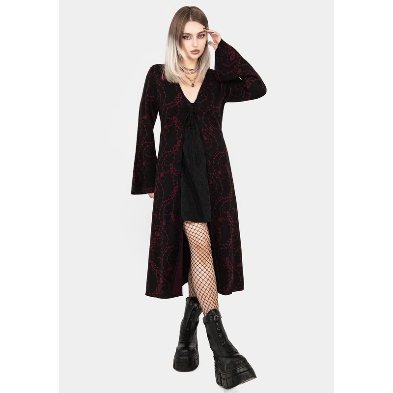 Thorns Knit Longline Cardigan