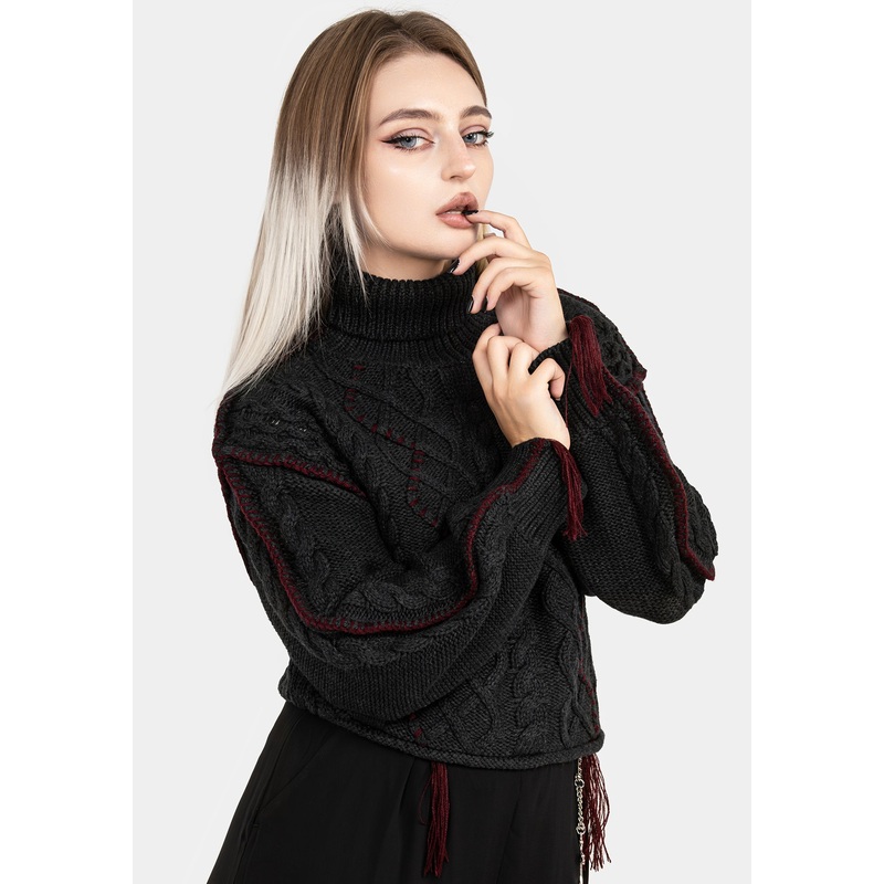 Vaila Cable Knit Crop Jumper