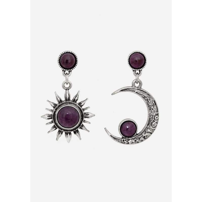 Eclipse Gem Drop Earrings