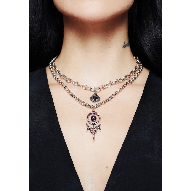 Manea Layered Multichain Necklace