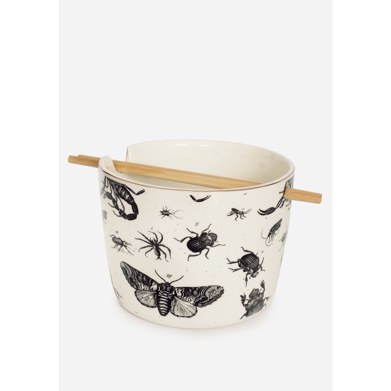 Parasite Bugs Print Ramen Bowl