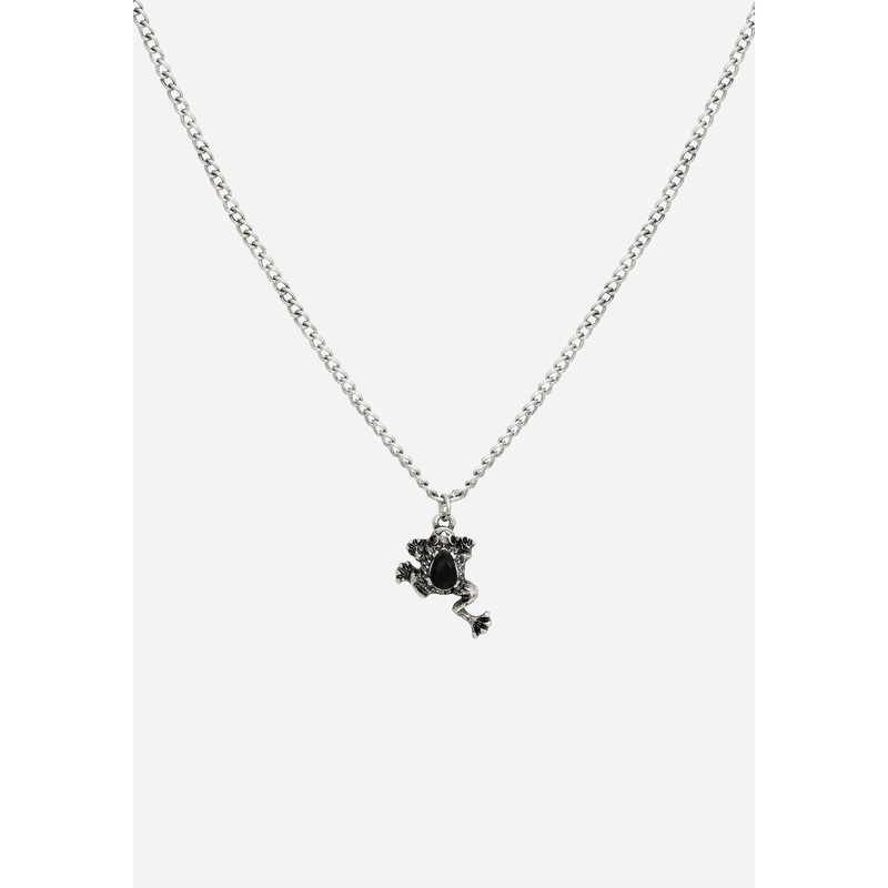 Bheki Frog Pendant Necklace