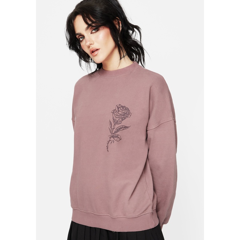 Corvus Graphic Print Crew Neck Jumper