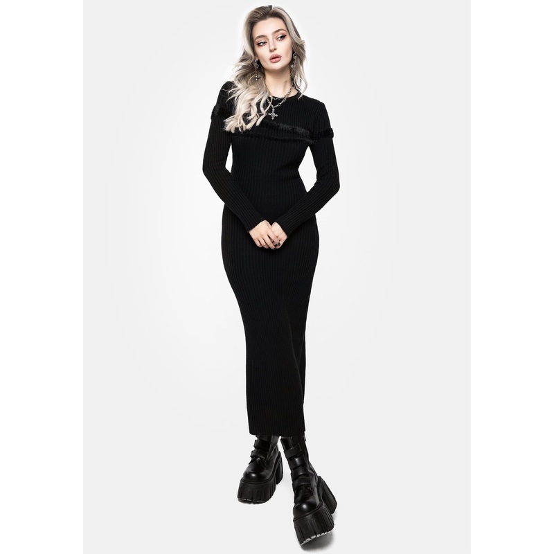 Typhon Stripe Knit Maxi Dress