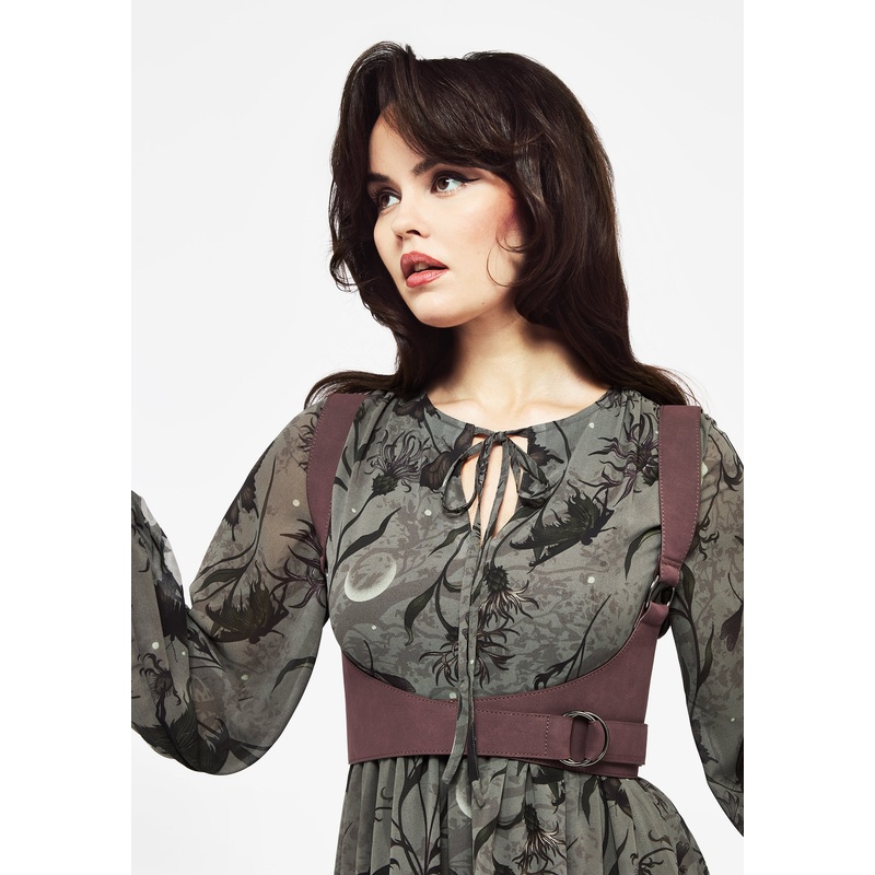 Valdez Faux Suede Leather Wrap Harness