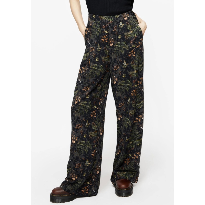 Wither Fern Print Wide Leg Trousers