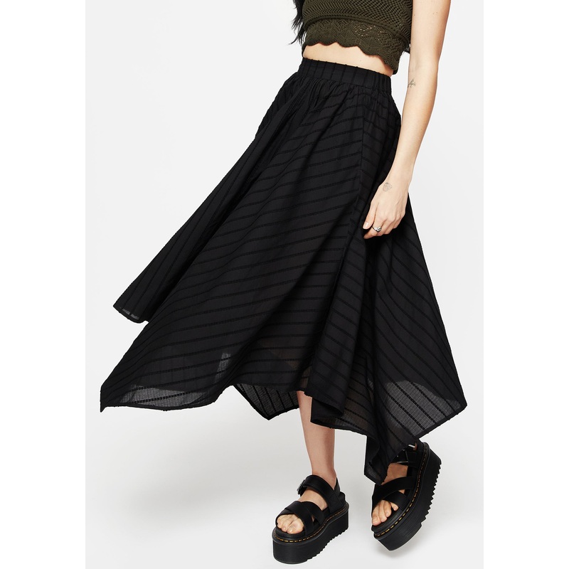 Blythe Handkerchief Hem Midaxi Skirt