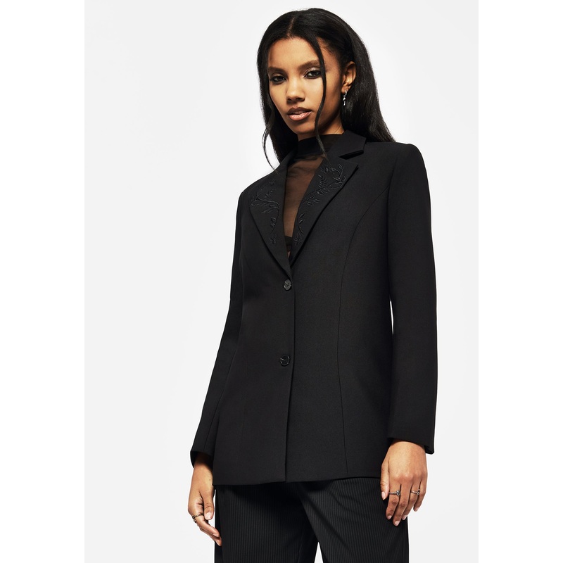 Funnelweb Embroidered Relaxed Blazer