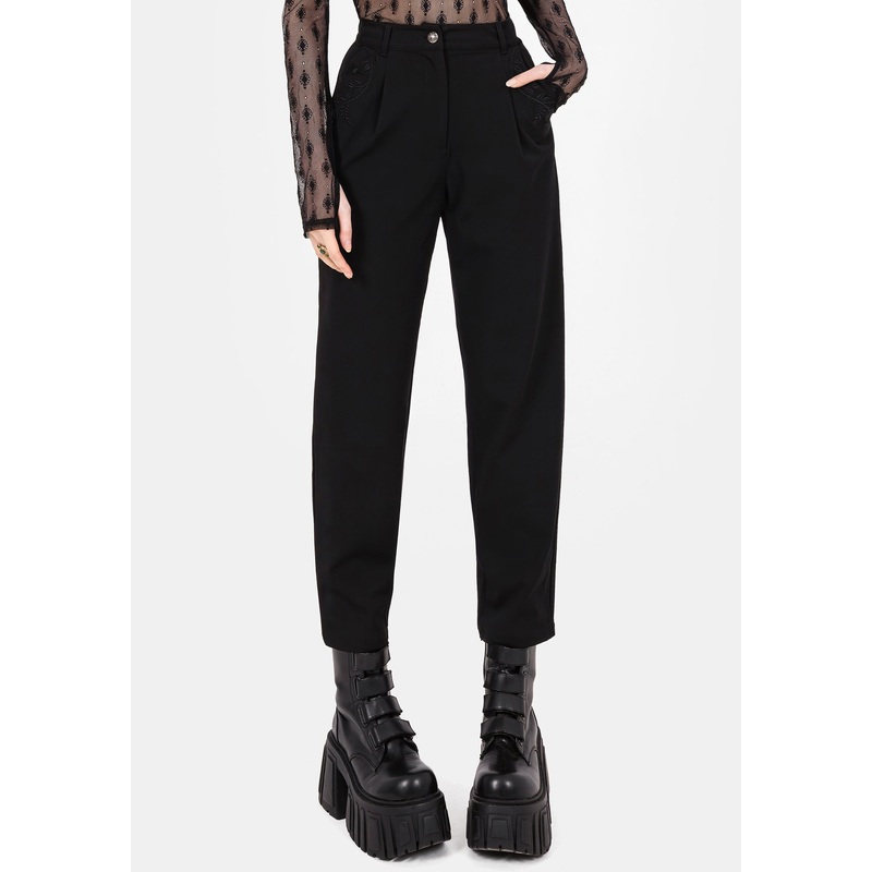 Mona Embroidered Tapered Trousers