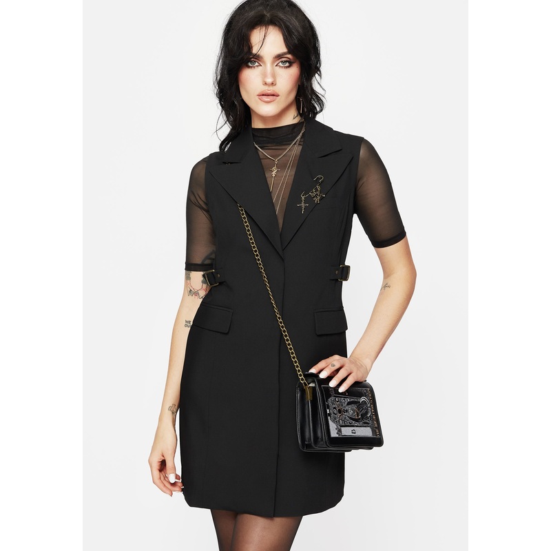 Oath Tailored Waistcoat Mini Dress