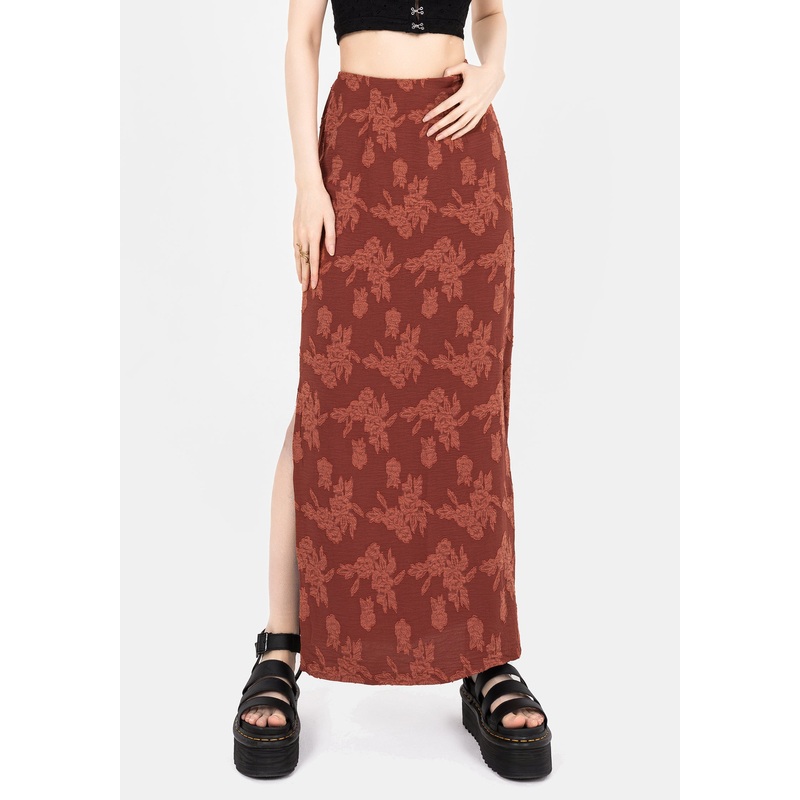 Prosperity Floral Maxi Slip Skirt