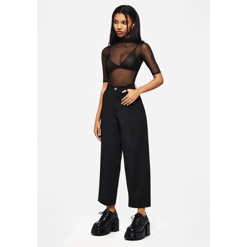Zelda Pinstripe Tailored Balloon Trousers