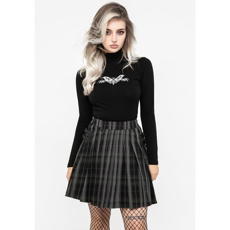 Bittersweet Check Mini Skirt
