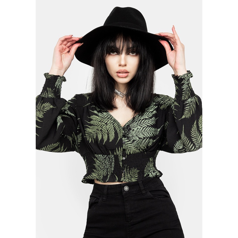 Fern Flowy Sleeve Top