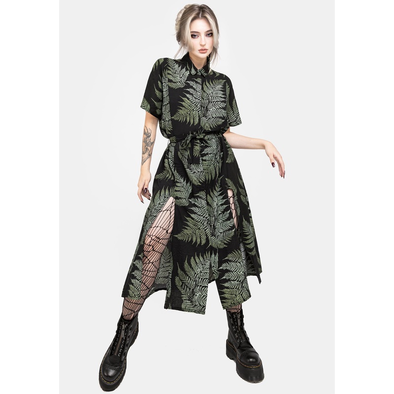 Fern Midi Shirt Dress