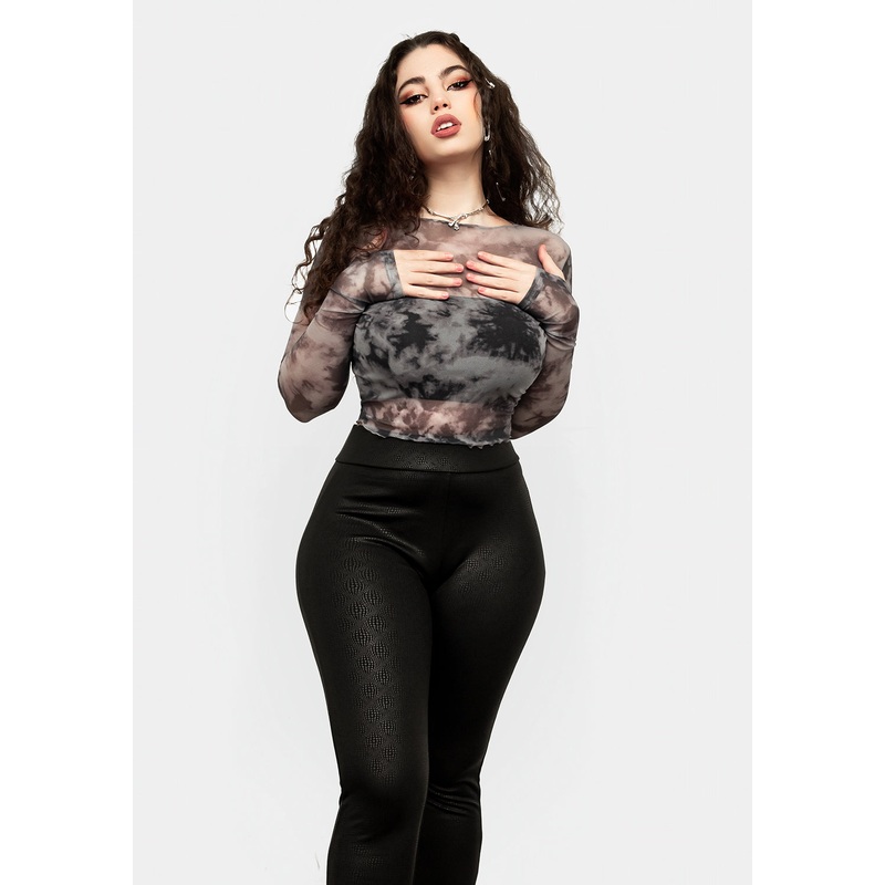 HEAVENS MESH CROP TOP