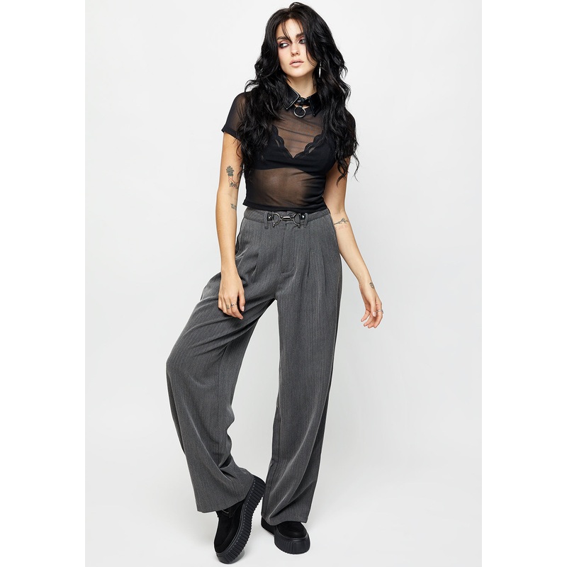 HERRINGBONE TAILORED TROUSER