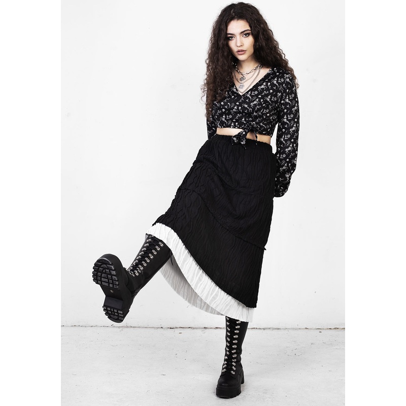 MUTINY LAYERED MIDI SKIRT