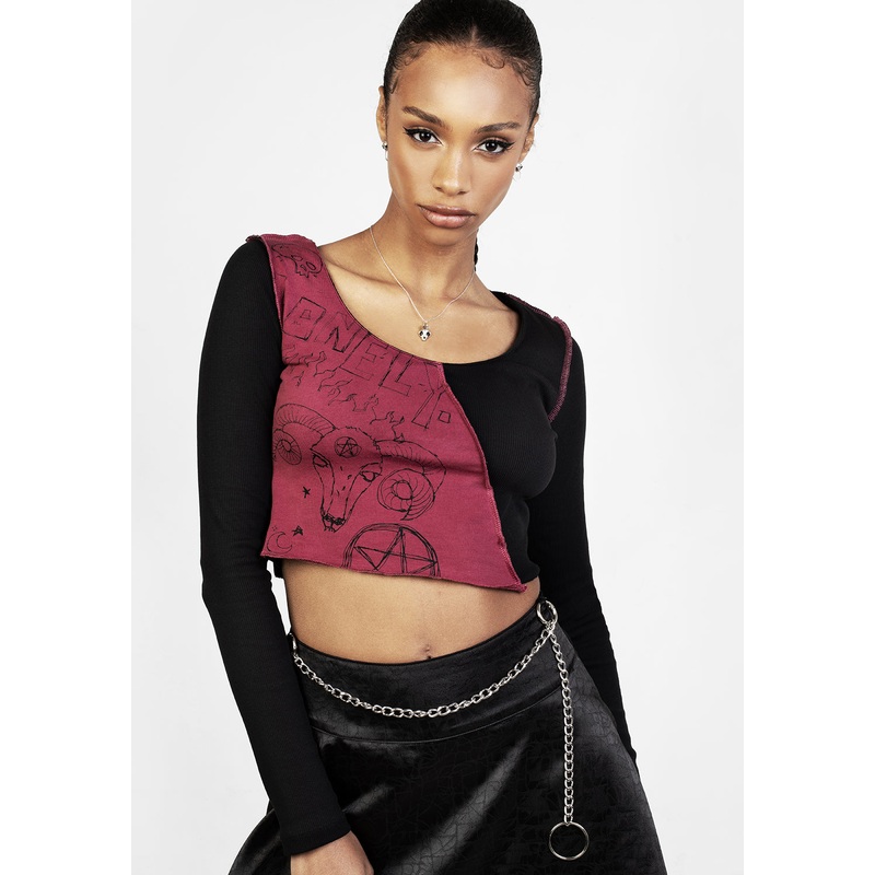 Paranoid Crop Top
