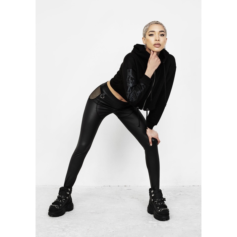 SCANDAL CHAPS PU LEGGINGS