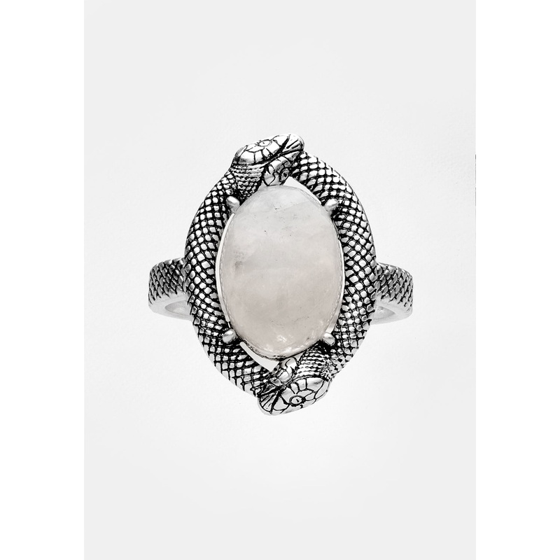 SERPENT MOONSTONE RING