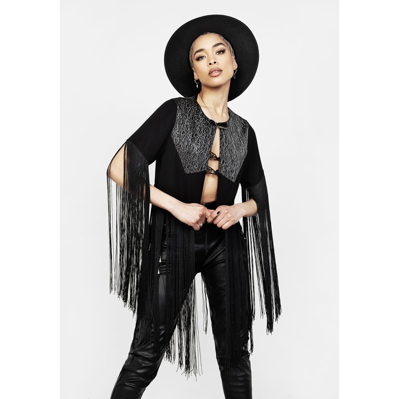 Sharona Fringed Bolero Jacket
