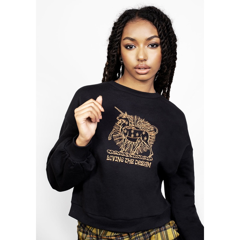 Sundream Oversized Balloon Sleeve Sweater