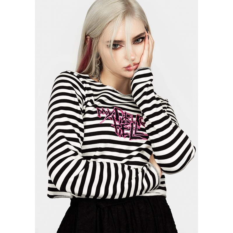Chemical Crop Stripe Long Sleeve