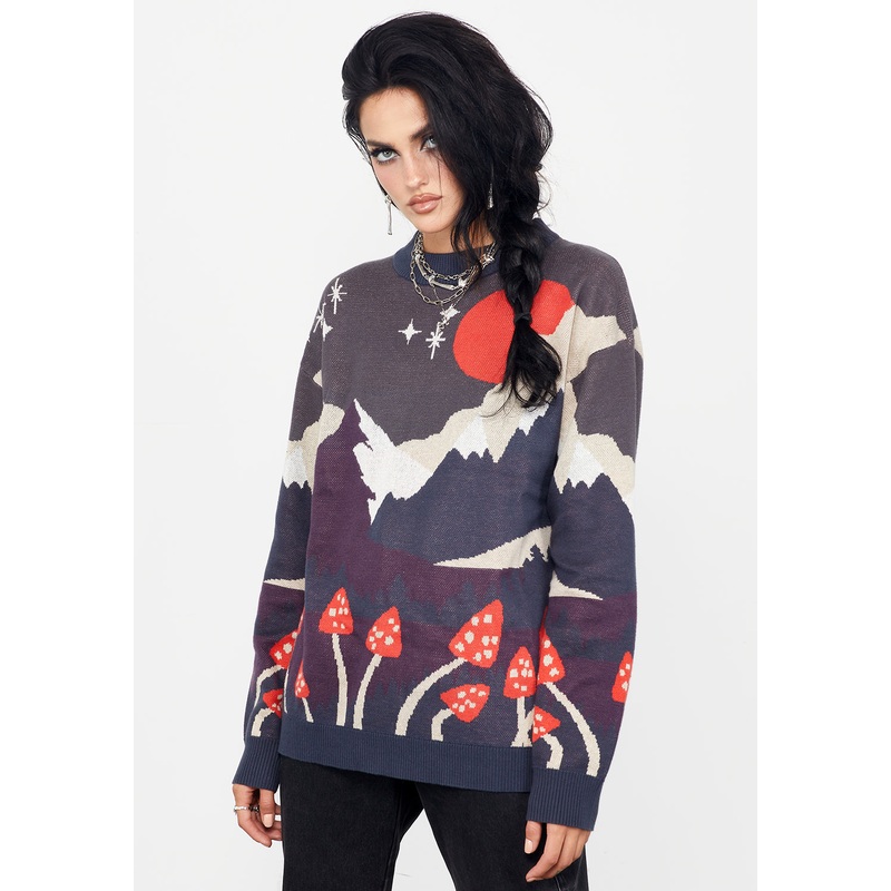 Faraway Unisex Mock Neck Jumper