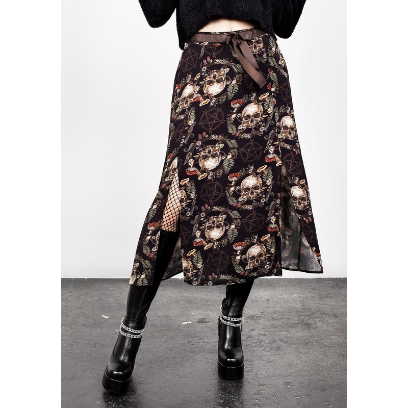 Goliath Double Split Midi Skirt