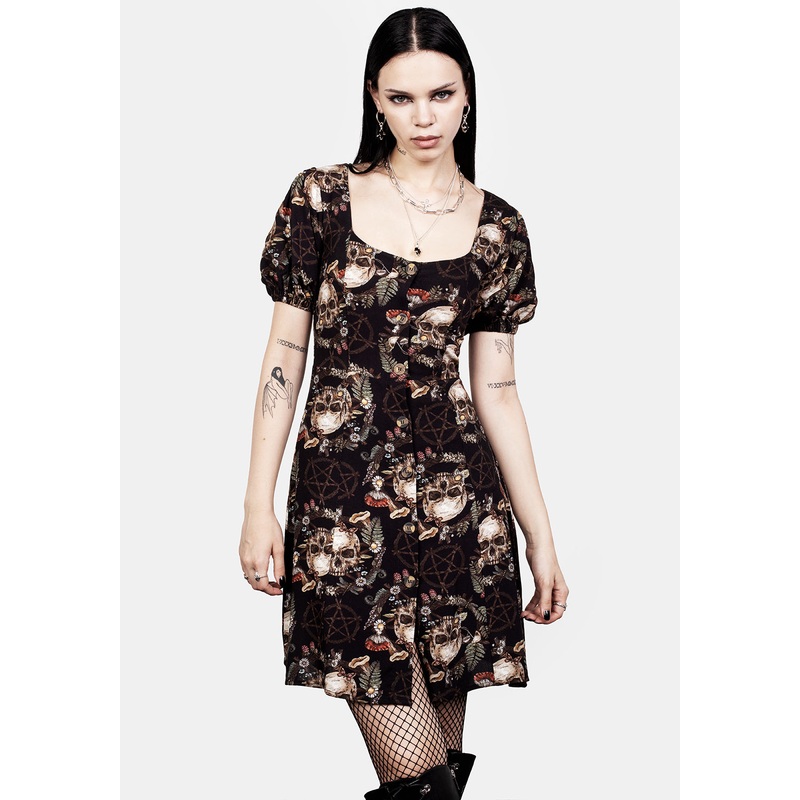 Goliath Puff Sleeve Mini Dress