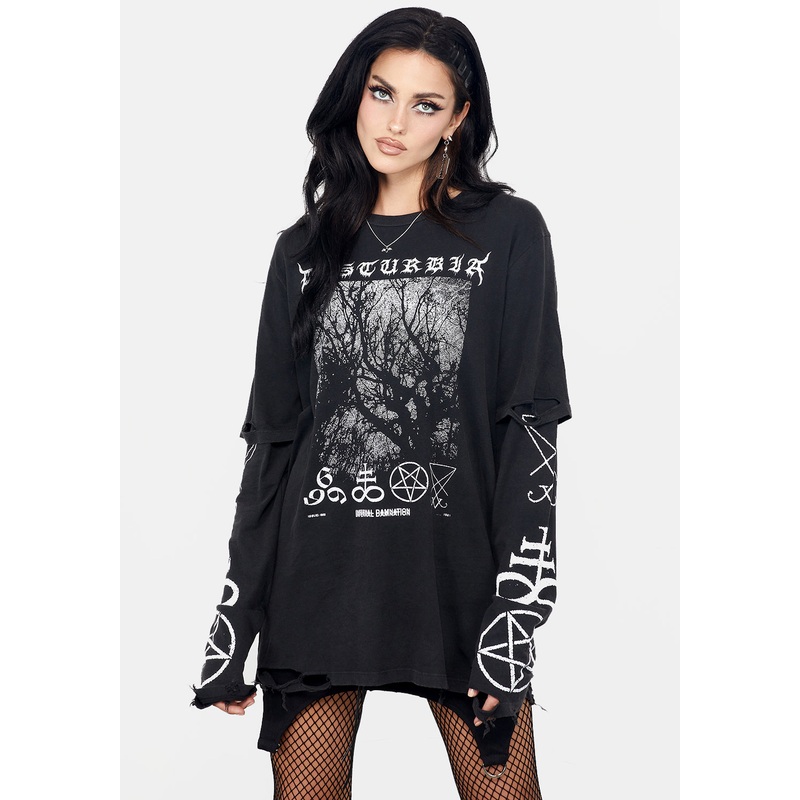 Infernal Layered Long Sleeve T-Shirt
