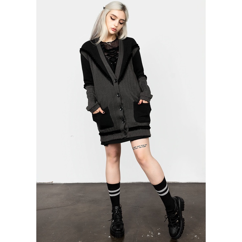 Lola Oversized Panelled Cardigan