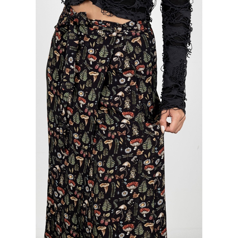 Luthien Wrap Midi Skirt