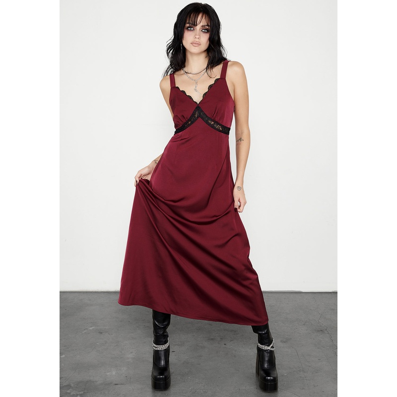 Mara Lace Panelled Slip Dress