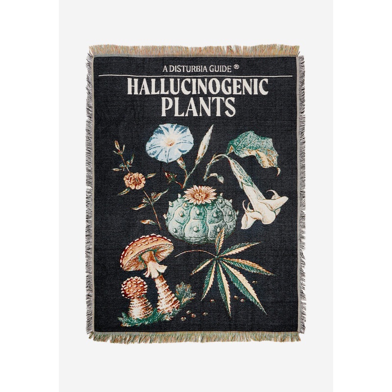 Plants Woven Blanket