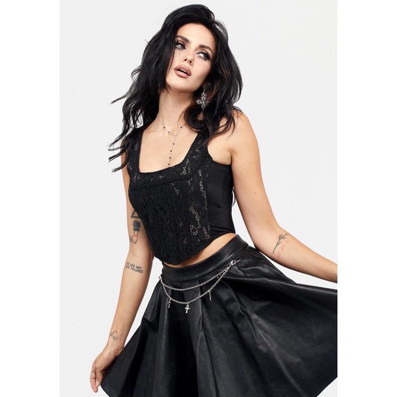 Scintilla Lace Panelled Corset