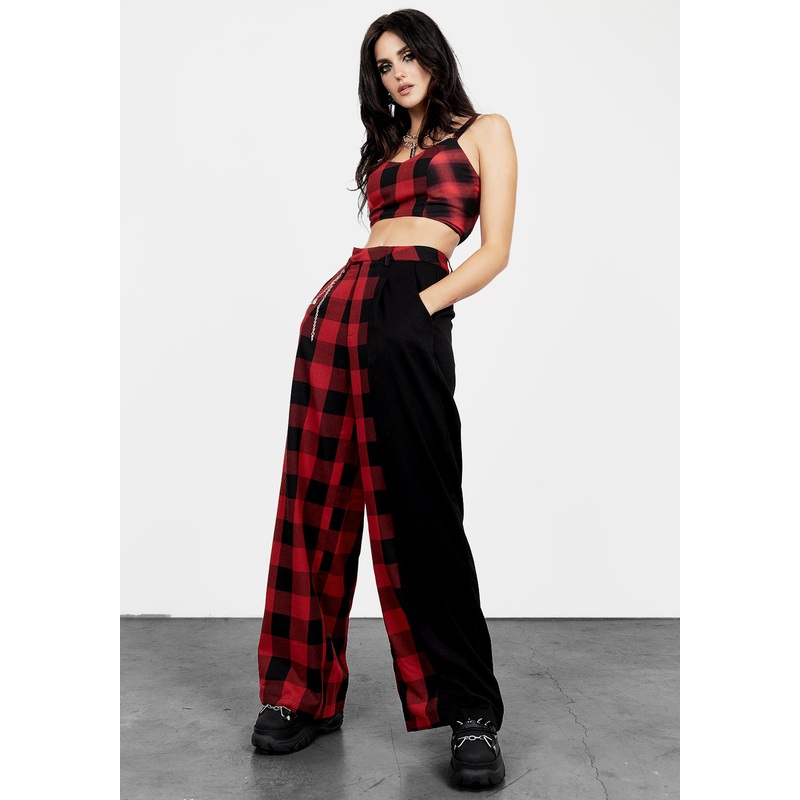 Sh!t Show Plaid Trousers