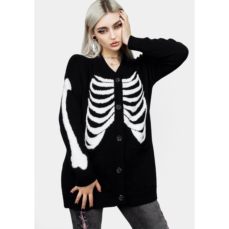 Skeletus Oversized Cardigan