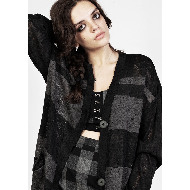 Stonem Panelled Oversized Cardigan