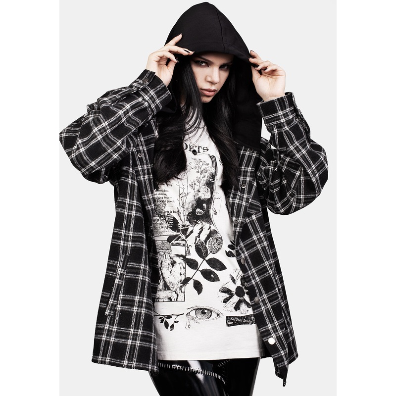Viretta Plaid Overshirt