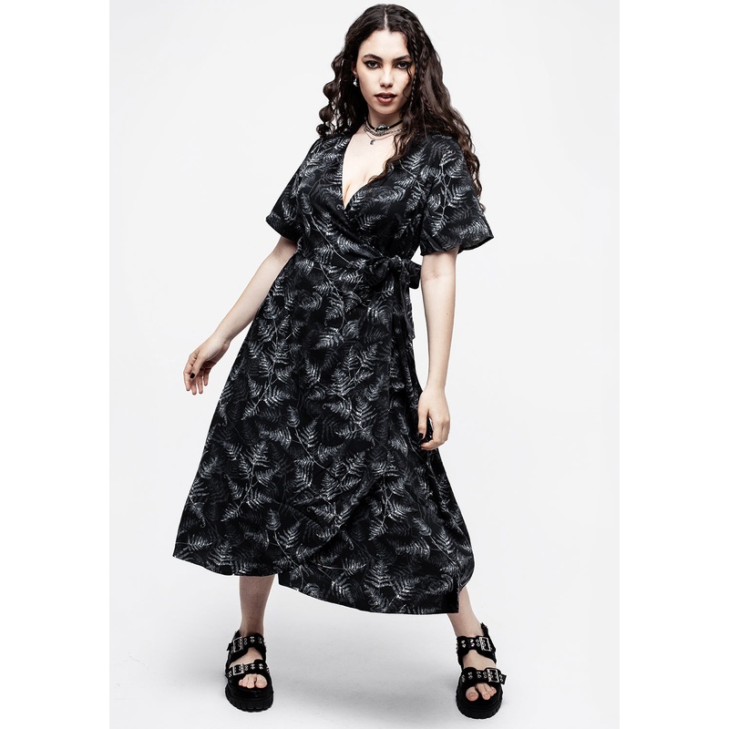 Bracken Wrap Midi Dress